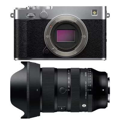 FUJIFILM  X-E5 Silver + SIGMA 17-40mm f/1.8 - Neuf