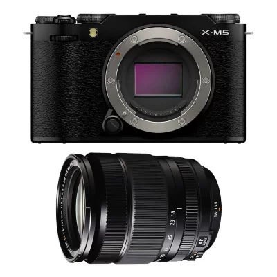 FUJIFILM  X-M5 Noir + XF 18-135mm f/3.5-5.6 R LM OIS WR Garanti 3 ans