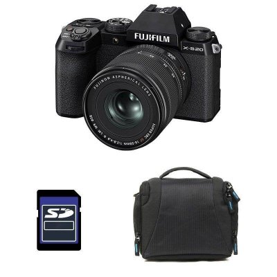 FUJIFILM  X-S20 NOIR + 16-50mm Garanti 3 ans + Sac + Carte SD 8 Go