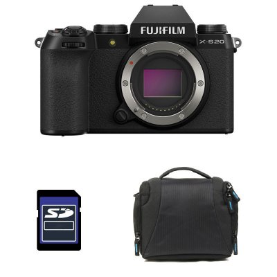 FUJIFILM  X-S20 NOIR NU Garanti 3 ans + Sac + Carte SD 8 Go