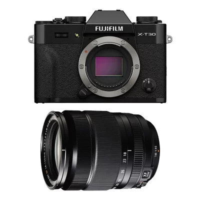 FUJIFILM  X-T30 III NOIR + Objectif 18-135mm f/3.5-5.6 OIS WR Noir