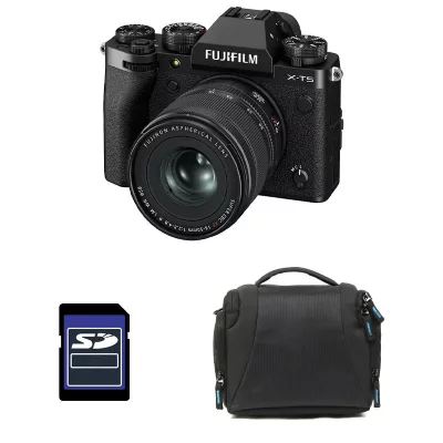 FUJIFILM  X-T5 NOIR + 16-50mm Garanti 3 ans + Sac + Carte SD 8 Go