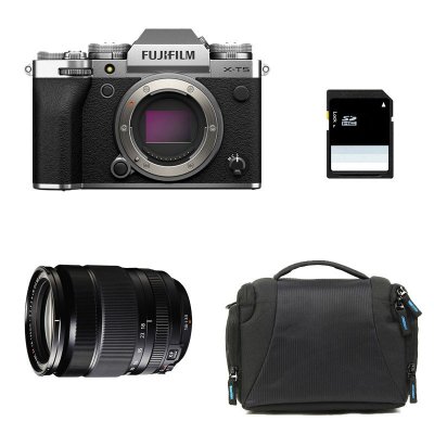 FUJIFILM  X-T5 Silver + 18-135mm Garanti 3 ans + Sac + Carte SD 8 Go