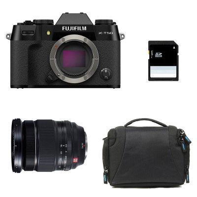 FUJIFILM  X-T50 NOIR + 16-55 Garanti 3 ans + Sac + Carte SD 8 Go