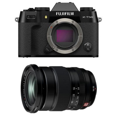 FUJIFILM  X-T50 Noir + XF 16-55mm f/2.8 LM WR II Garanti 3 ans