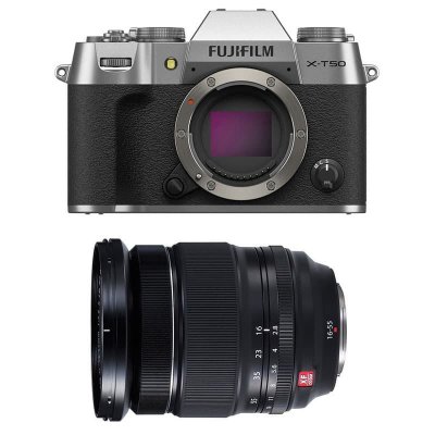 FUJIFILM  X-T50 SILVER + 16-55 Garanti 3 ans