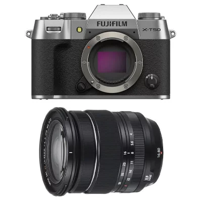 FUJIFILM  X-T50 SILVER + 16-80 Garanti 3 ans