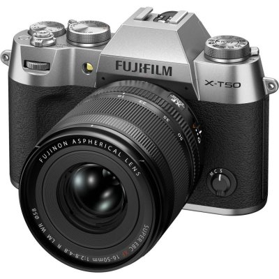 FUJIFILM  X-T50 + XF 16-50mm Silver