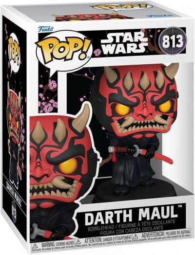 FUNKO FUN90294 Pop! Star Wars Dark Maul Figurine bobblehead N&deg;813