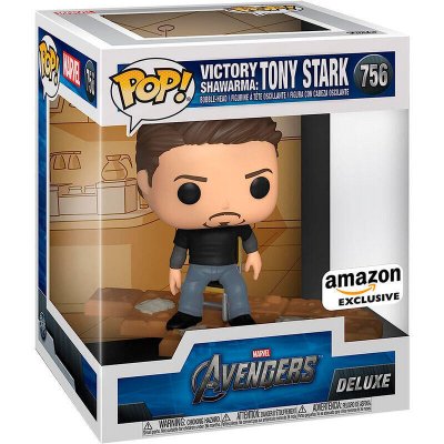 FUNKO  54901 POP Deluxe: Marvel- Tony Stark Shawarma - Exclusive
