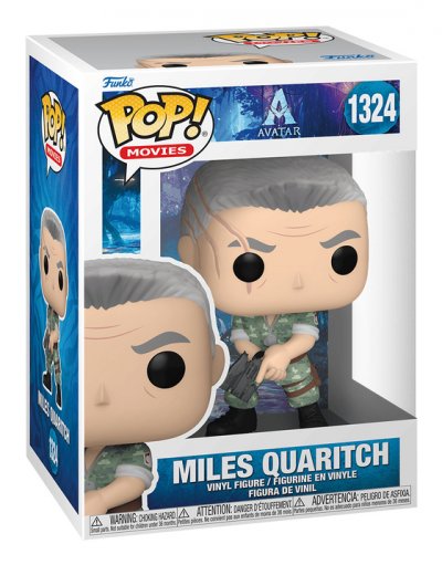 FUNKO  Avatar POP! Movies Vinyl figurine Miles Quaritch 9 cm- - Figuri