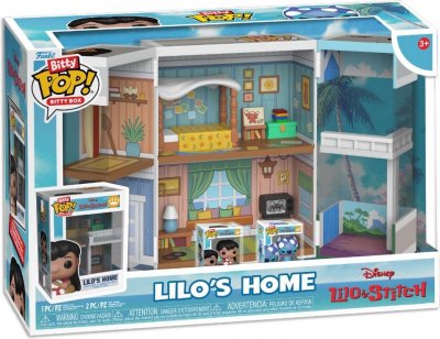 FUNKO  Bitty Pop! Bo&icirc;tes Vinyle Lilo&acute;s Home Figurine Pop! Lilo & Stitch 