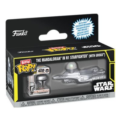 FUNKO  Bitty Pop! Ride: Star Wars - N1 with Mando (Lot de 2)