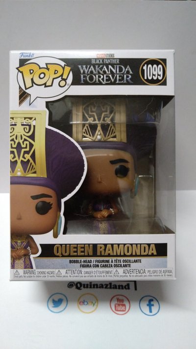 FUNKO  Black Panter Wakanda-queen Ramonda Figure Violet