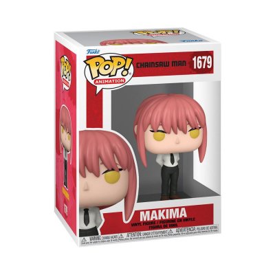 FUNKO  Chainsaw Man Pop! Animation Vinyl Makima 9 Cm Figure Rouge 
