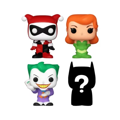 FUNKO  DC pack 4 figurines Bitty POP! Vinyl Harley Quinn 2,5 cm- - Fig