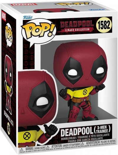 FUNKO  - Deadpool 2 - Figurine POP! Deadpool 2 avec T-shirt X-Men 9 cm