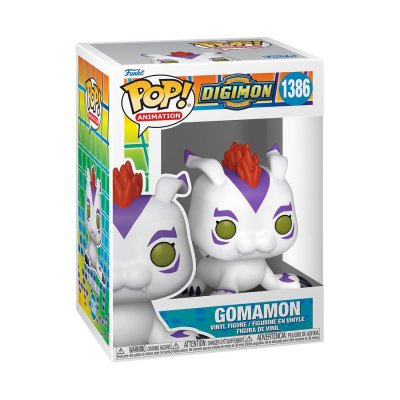 FUNKO  Digimon Pop! Animation Vinyl Figure Gomamon 9 Cm Multicolore