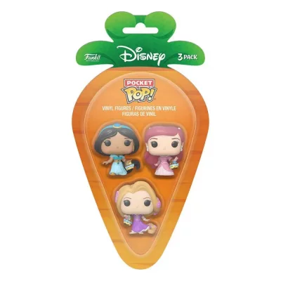 FUNKO  Disney pack 3 figurines Pocket POP! Vinyl Disney Princess R/A/J 4 cm - Figurine - FK76444 
