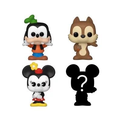 FUNKO  Disney pack 4 figurines Bitty POP! Vinyl Goofy 2,5 cm- - Figuri