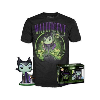 FUNKO  Disney POP! & Tee set et T-Shirt Disney Villains: Maleficent -