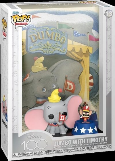 FUNKO  Disney's 100th Anniversary POP! Movie Poster et Dumbo 9 cm- - P