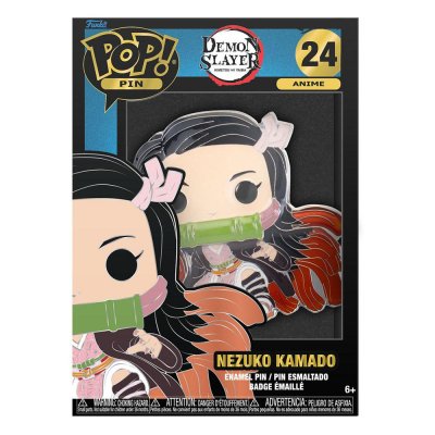 FUNKO  DMSPP0002 Loungefly Large Pop! Pin - Demon Slayer: NEZUKO KAMADO