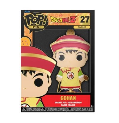 FUNKO  Dragon Ball Z POP! Pin pin's &eacute;maill&eacute; Gohan 10 cm- - Badges et b