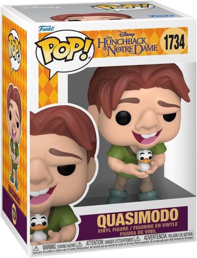 FUNKO  Figurine Disney Pop Quasimodo Avec Oiseau - Jouet De Collection
