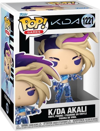 FUNKO  Figurine League Of Legends K/da Akali En Vinyle 1221