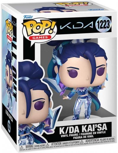 FUNKO  Figurine League Of Legends K/da Kai'sa Vinyle 1223 Bleu