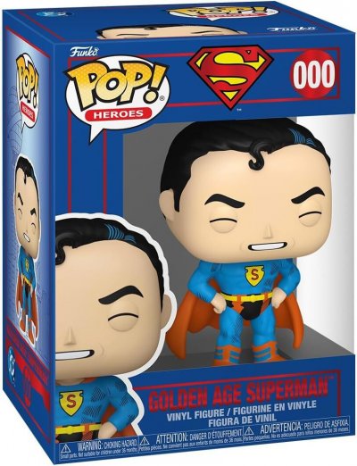 FUNKO  Figurine POP DC Comics Superman Golden Age - 9 cm