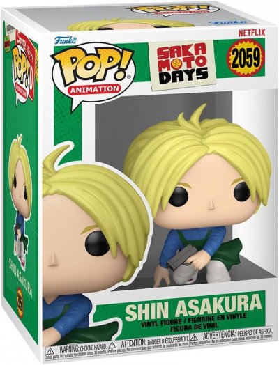 FUNKO  Figurine POP Sakamoto Days Shin - 9 cm