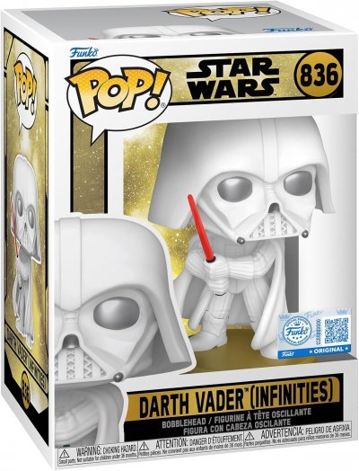 FUNKO FOB Funko Figurine Star Wars - Darth Vader Figurine Vinyle Blanche 10 Cm