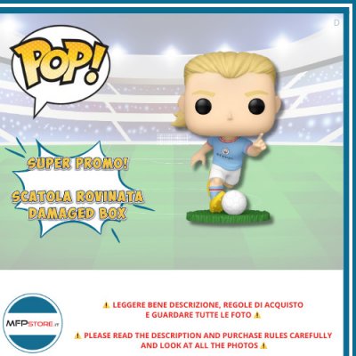 FUNKO  - Football - Figurine POP! ManCity Erling Haaland 9 cm