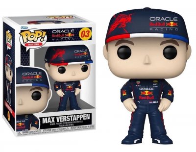 FUNKO  Formula 1 Pop! Vinyl Max Verstappen 9 Cm Figure Bleu