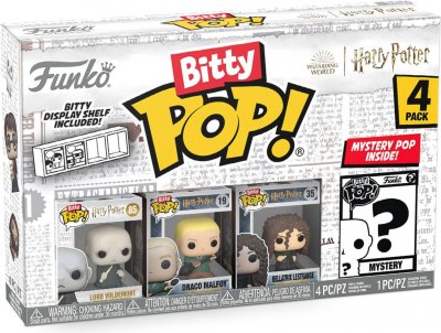 FUNKO  Harry Potter pack 4 figurines Bitty POP! Vinyl Voldemort 2,5 cm