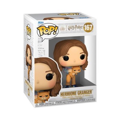 FUNKO  Harry Potter Pop & Buddy! Movies Vinyl Hermione With Crookshanks 9 Cm Figure Clair 