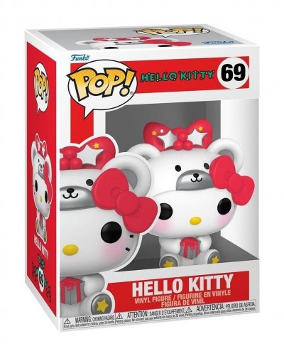 FUNKO  Hello Kitty Figurine POP! Sanrio Vinyl Hello Kitty Polar Bear (