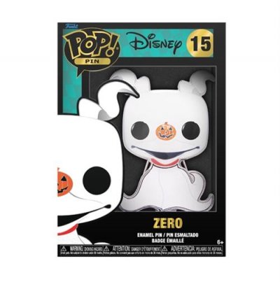 FUNKO  L&acute;&eacute;trange No&euml;l de Mr. Jack POP! Pin pin's &eacute;maill&eacute; Zero 10 cm- -