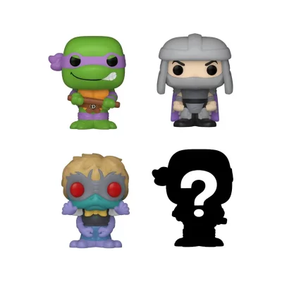 FUNKO  Les Tortues ninja pack 4 figurines Bitty POP! Vinyl Donatello 2