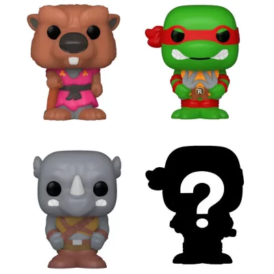 FUNKO  Les Tortues ninja pack 4 figurines Bitty POP! Vinyl Splinter 2,