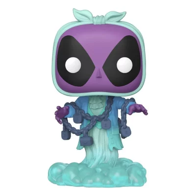 FUNKO  - Marvel - Figurine POP! Plus Deadpool en Jacob Marley 9 cm