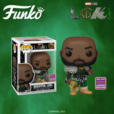 FUNKO  Marvel Loki Pop! Deluxe Vinyl Figure Boastful Loki 9 Cm Vert
