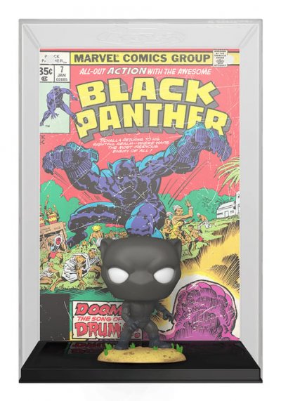 FUNKO  Marvel POP! Comic Cover Vinyl Figurine Black Panther 9 cm- - Fi