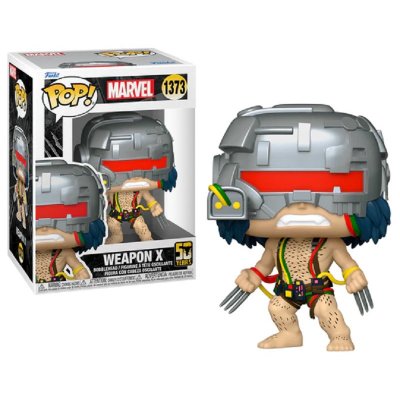 FUNKO  Marvel POP! Marvel Vinyl figurine Wolverine 50th - Ultimate Weapon X 9 cm - Figurine - FK77437 