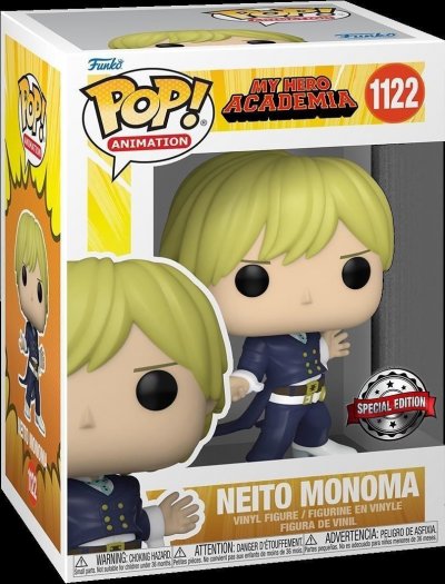 FUNKO  My Hero Academia - Pop Animation N&deg; 1122 - Neito Monoma 1B