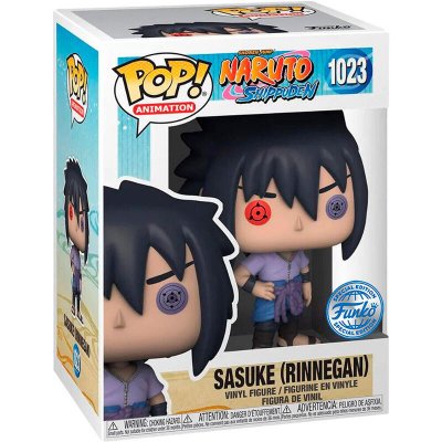 FUNKO  Naruto Sasuke Uchiha Rinnegan Aaa Anime Exclusive Figure Gris