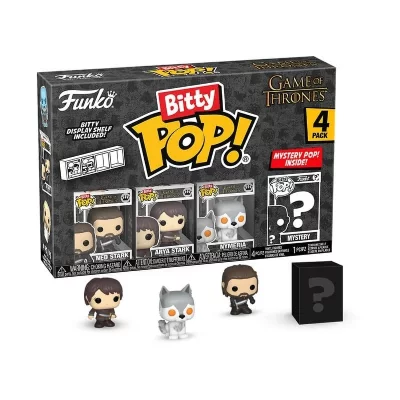 FUNKO  pack figurines Bitty Pop Game of Thrones Ned Stark - 4 pi&egrave;ces