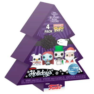 FUNKO  pack figurines Pocket Pop L'&eacute;trange No&euml;l de Mr. Jack